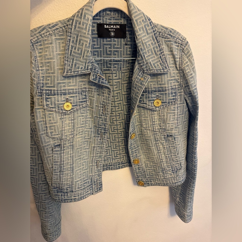 Authentic Balmain Denim Jacket - image 1